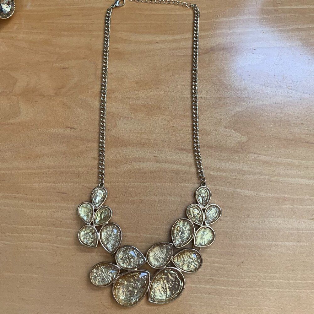 "GLAM" Gold Necklace